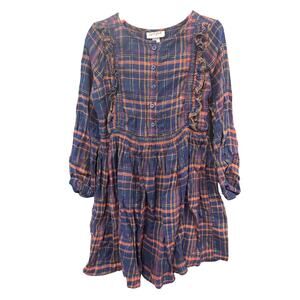 Plaid LS Dress - Cat & Jack - S (6/6x)